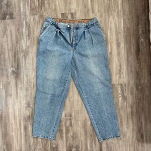 Vintage Blue Jeans w Pleats